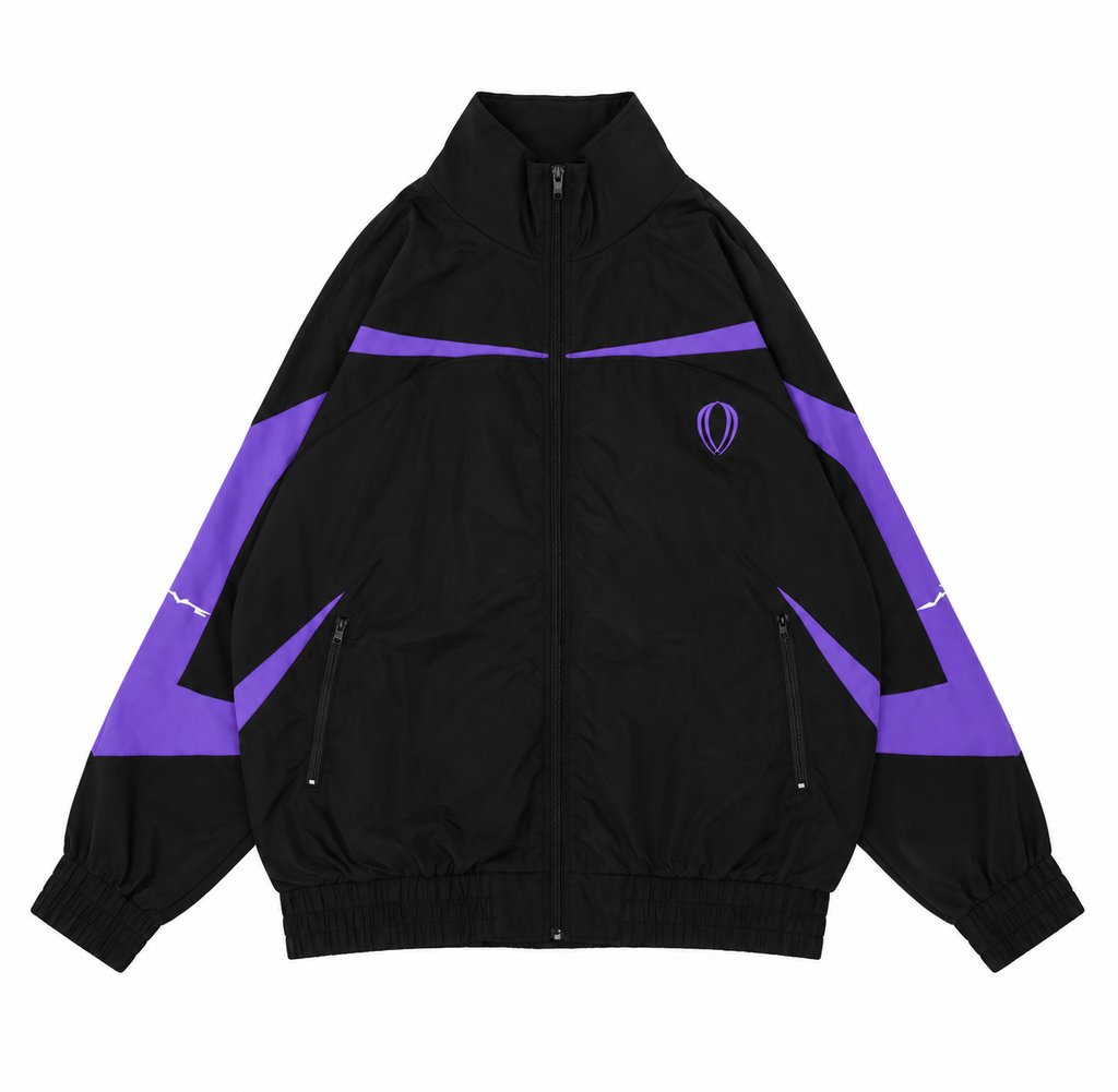 Vivet Purple Panel Track Jacket