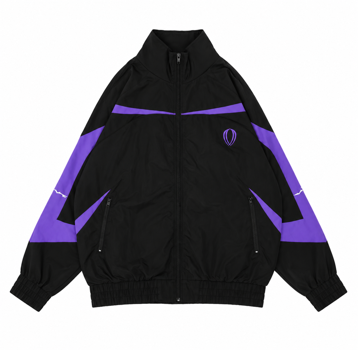 Vivet Purple Panel Track Jacket