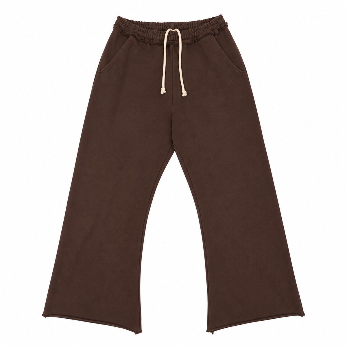 Vivet Espresso Wide-Leg Sweatpants