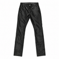 Vivet Black Leather Slim Pants
